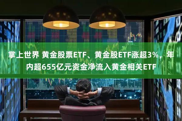 掌上世界 黄金股票ETF、黄金股ETF涨超3%，年内超655亿元资金净流入黄金相关ETF