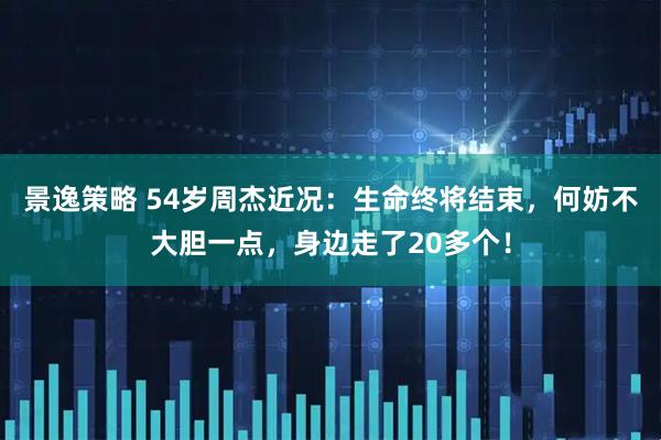 景逸策略 54岁周杰近况：生命终将结束，何妨不大胆一点，身边走了20多个！